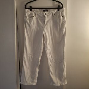 Earl Jeans Women's Classic White Bootcut Denim Jeans